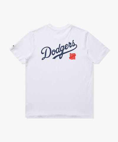 UNDEFEATED X NE X DODGERS STACKED LOGO S/S TEE - WHITE