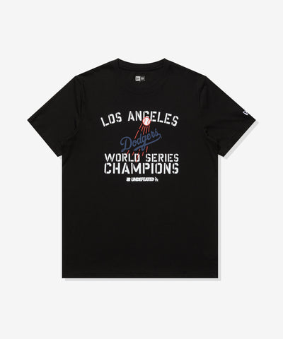 UNDEFEATED X NE X DODGERS STENCIL S/S TEE - BLACK
