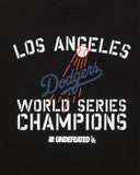 UNDEFEATED X NE X DODGERS STENCIL S/S TEE - BLACK