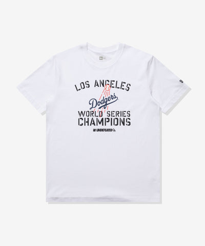 UNDEFEATED X NE X DODGERS STENCIL S/S TEE - WHITE