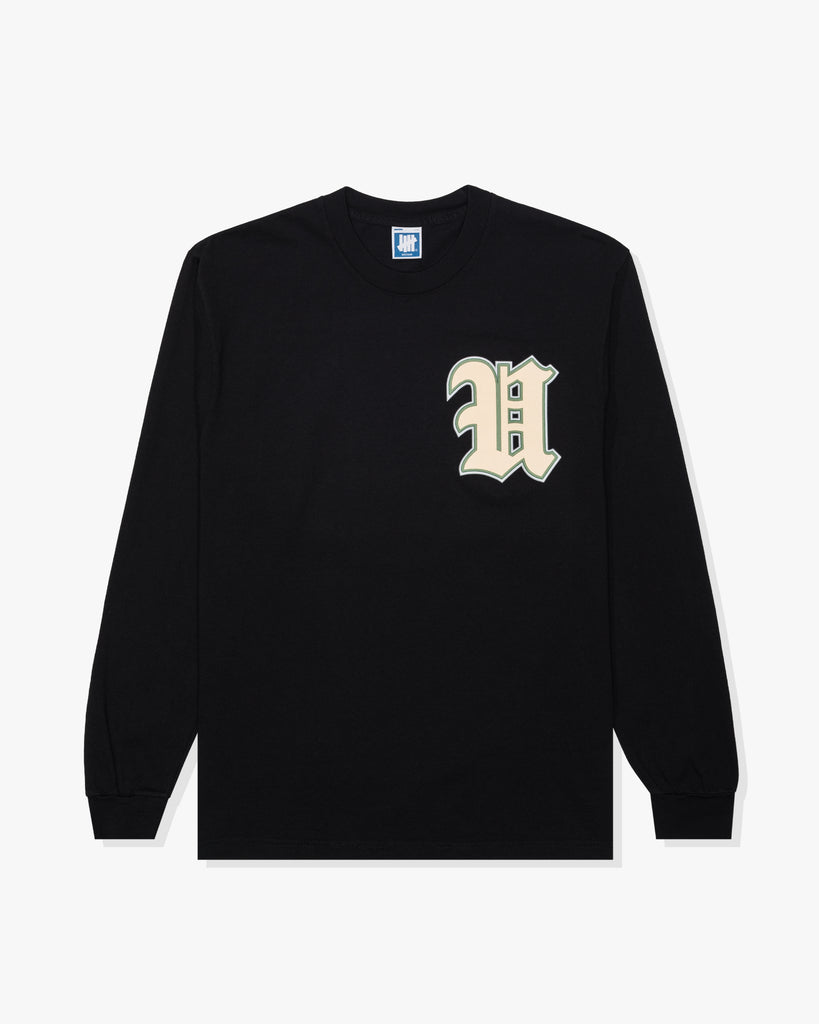 UNDEFEATED SP26 OE L/S TEE-BLACK