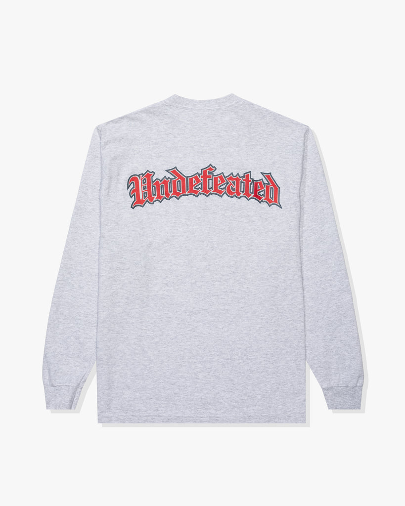 UNDEFEATED SP26 OE L/S TEE-GREY