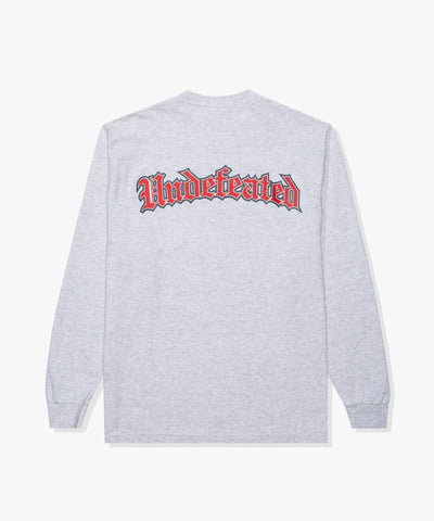 UNDEFEATED SP26 OE L/S TEE-GREY