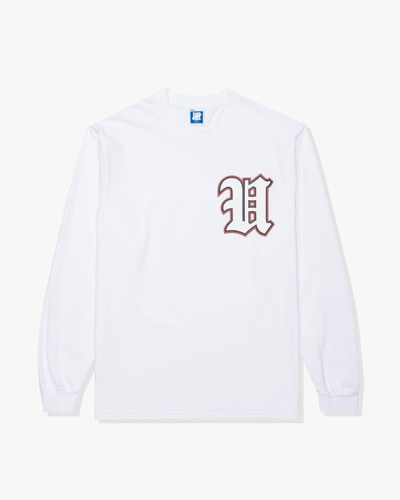 UNDEFEATED SP26 OE L/S TEE-WHITE