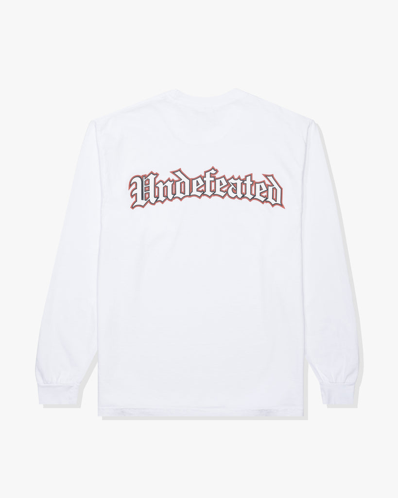 UNDEFEATED SP26 OE L/S TEE-WHITE