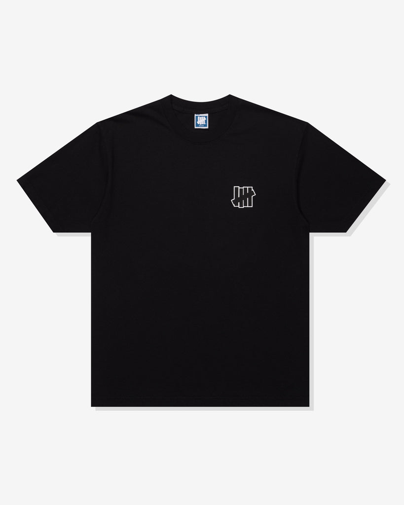 SU26 UNDEFEATED OUTLINED S/S TEE - BLACK