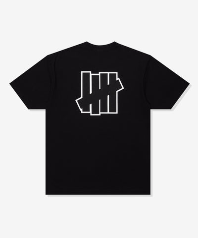 SU26 UNDEFEATED OUTLINED S/S TEE - BLACK