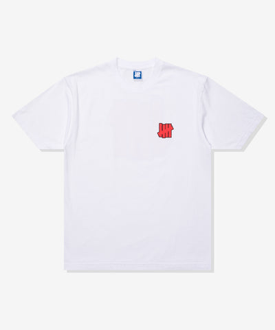 SU26 UNDEFEATED OUTLINED S/S TEE - WHITE