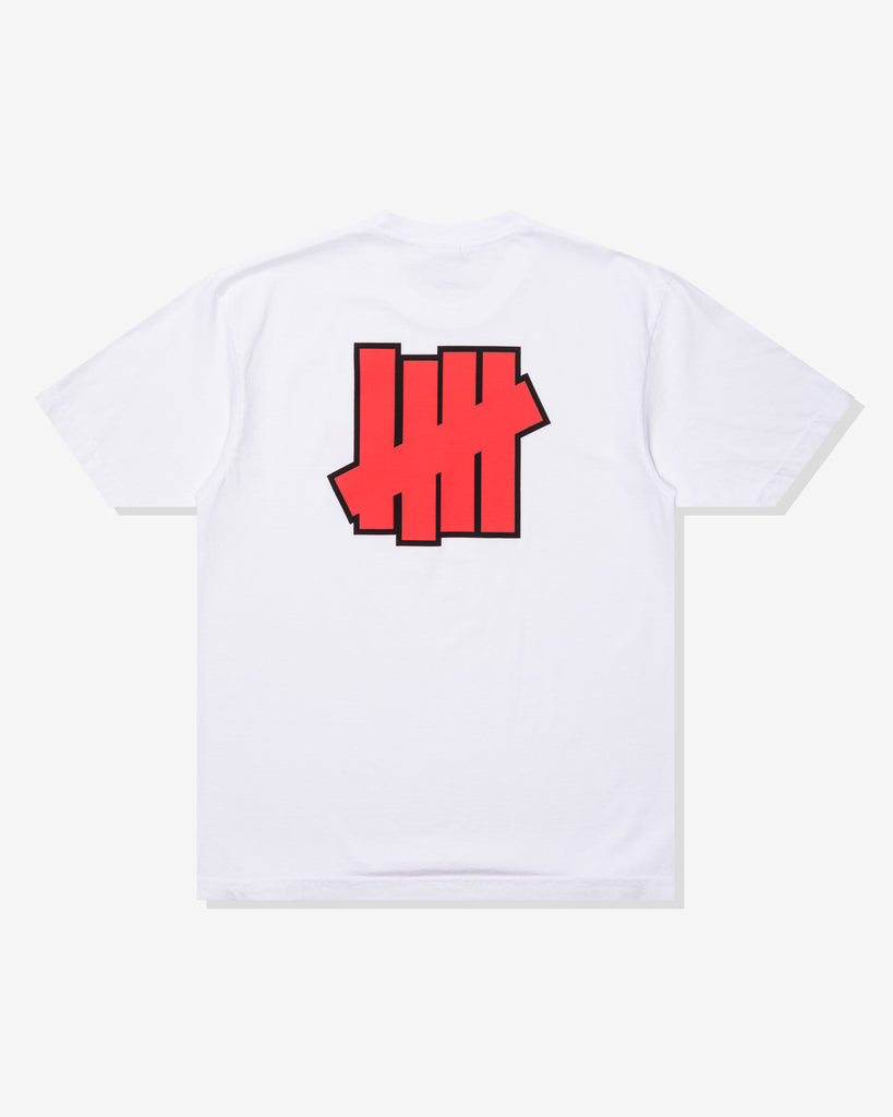 SU26 UNDEFEATED OUTLINED S/S TEE - WHITE