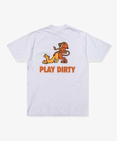 UNDEFEATED HO25 PLAY DIRTY S/S TEE - WHITE