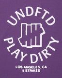 SU26 UNDEFEATED PLAY DIRTY S/S TEE - PURPLE