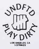 SU26 UNDEFEATED PLAY DIRTY S/S TEE - WHITE