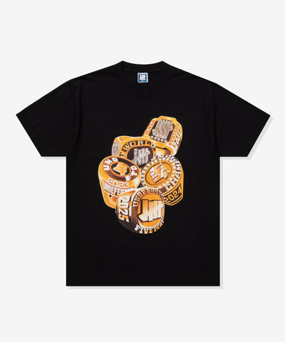 UNDEFEATED RINGS S/S TEE - BLACK