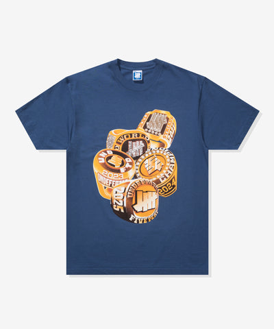 UNDEFEATED RINGS S/S TEE DARK - TEAL