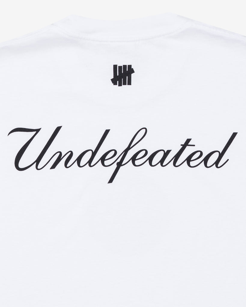 UNDEFEATED SP26 ROSE S/S TEE-WHITE
