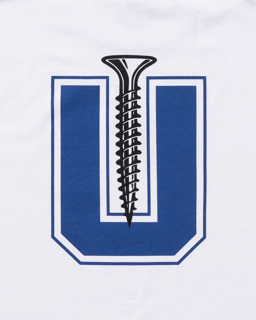 UNDEFEATED SCREW U S/S TEE - WHITE