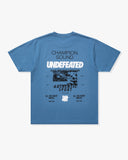 UNDEFEATED SOUND S/S TEE CORNFLOWER