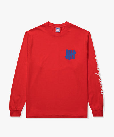 UNDEFEATED SPORTSMAN L/S TEE - RED