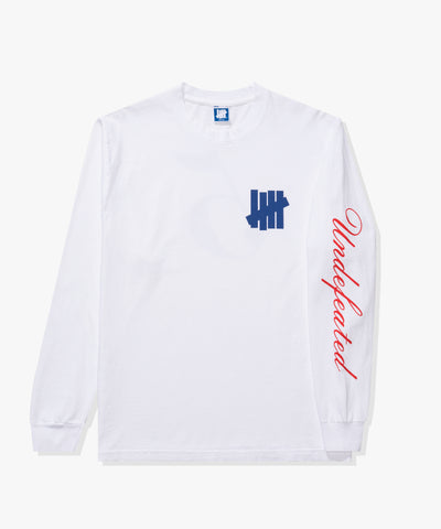 UNDEFEATED FA25 LA Apparel MEN L/S TEES Sportsman-WHITE