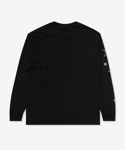 UNDEFEATED HO25 STARS & STRIKES L/S TEE - BLACK