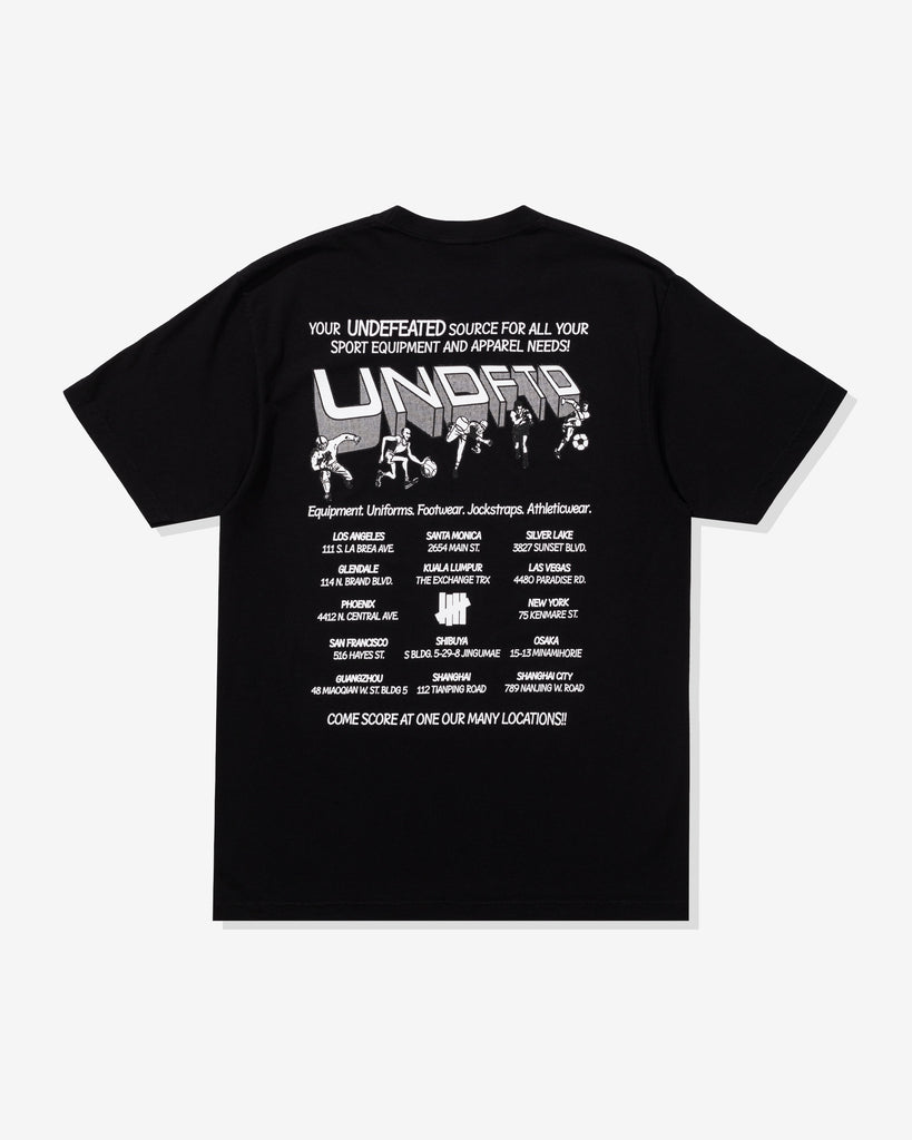 UNDEFEATED TEAM STORE S/S TEE BLACK