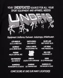 UNDEFEATED TEAM STORE S/S TEE BLACK