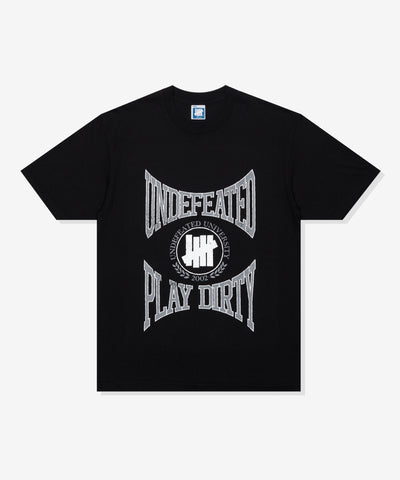 UNDEFEATED SP26 UNIVERSITY S/S TEE-BLACK