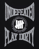 UNDEFEATED SP26 UNIVERSITY S/S TEE-BLACK