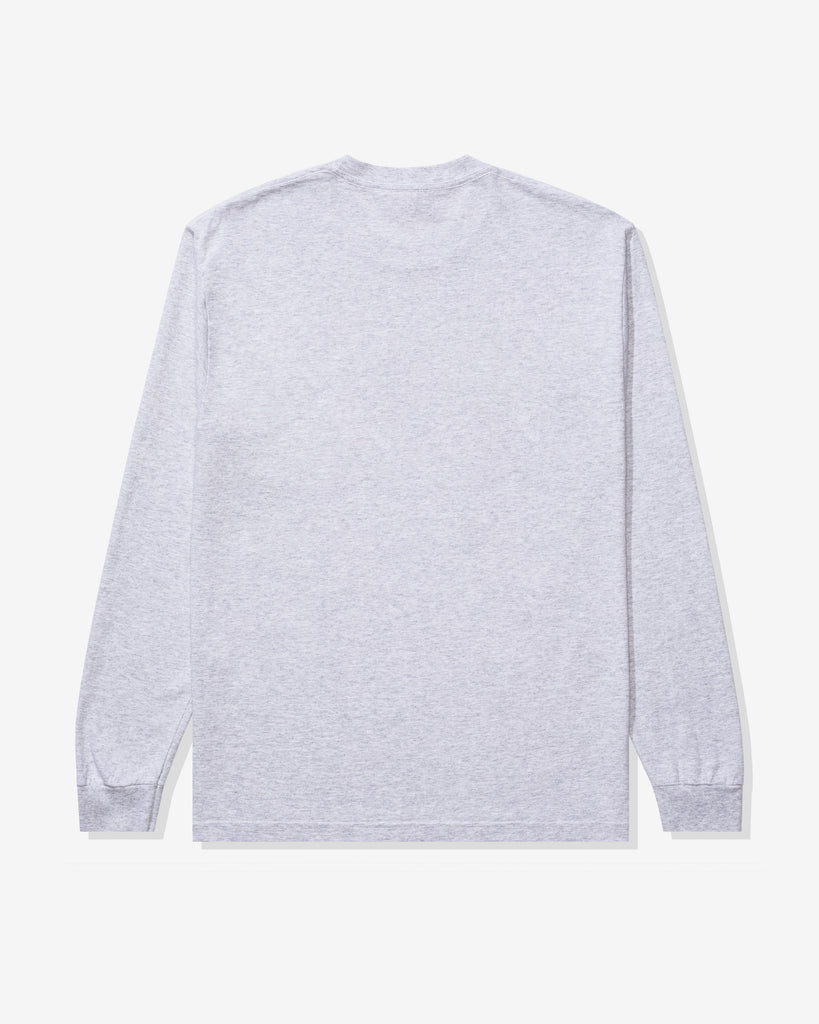 UNDEFEATED VARSITY L/S TEE HEATHER-GREY