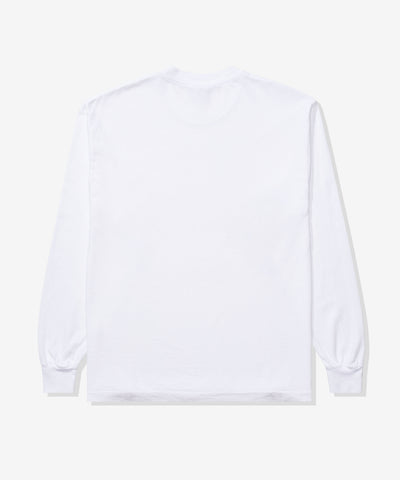 UNDEFEATED SP25 VARSITY L/S TEE-WHITE