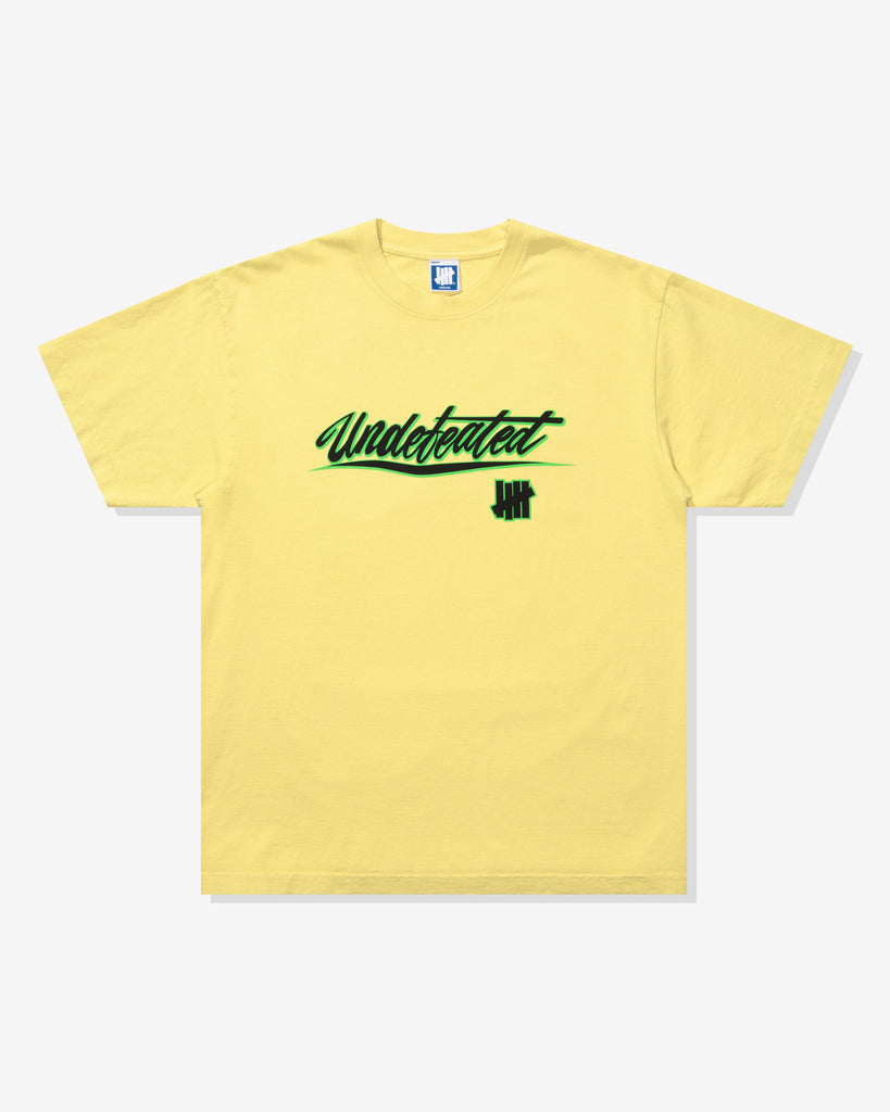 UNDEFEATED SP26 WARP S/S TEE-YELLOW