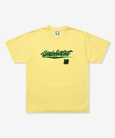 UNDEFEATED SP26 WARP S/S TEE-YELLOW