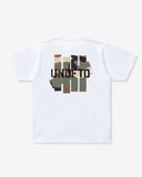 UNDEFEATED WOODLAND ICON S/S TEE WHITE