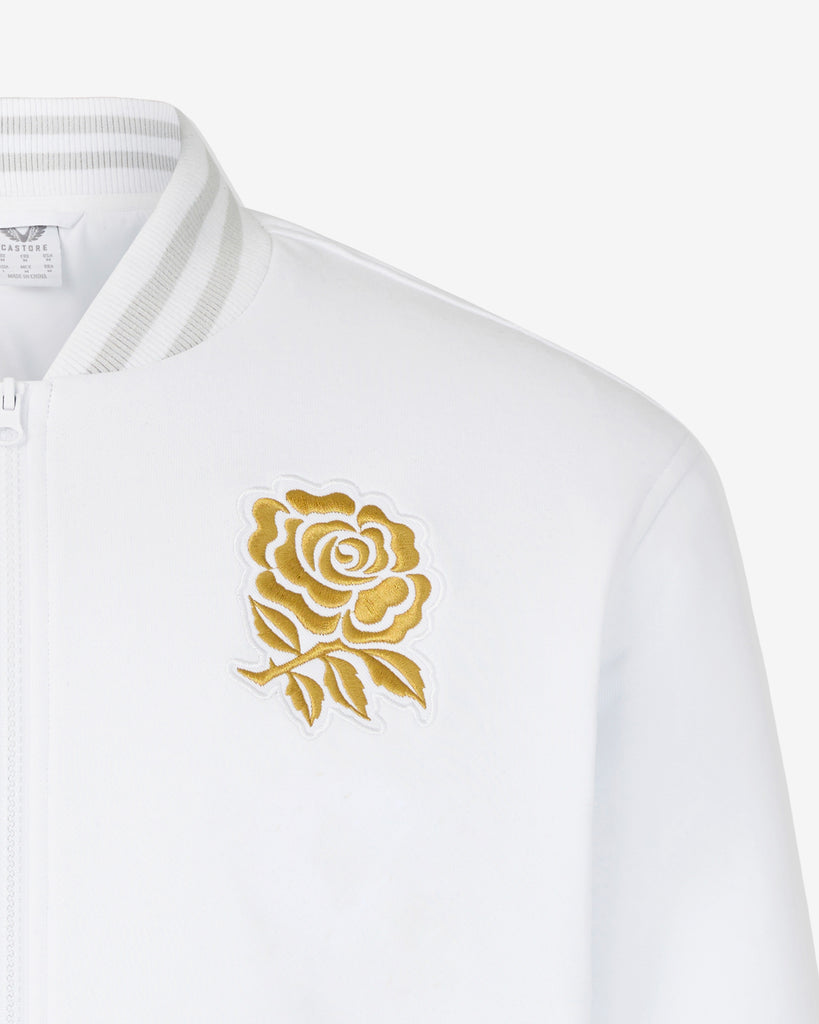 UNDEFEATED SP26 X CASTORE X RFU BOMBER JACKET - WHITE