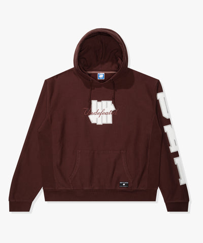FA26 UNDEFEATED APPLIQUE PULLOVER HOOD - BROWN