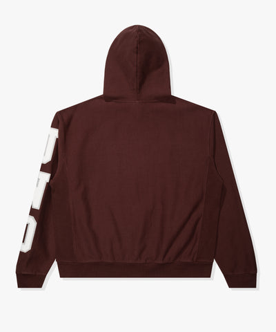 FA26 UNDEFEATED APPLIQUE PULLOVER HOOD - BROWN