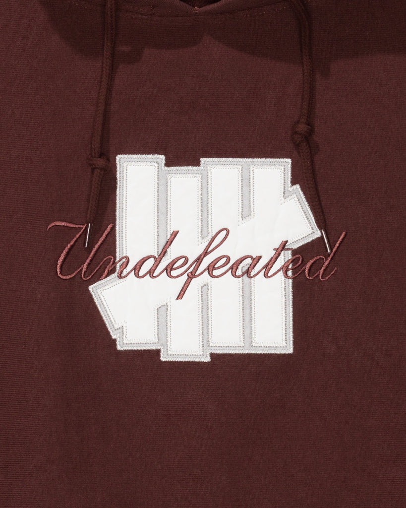 FA26 UNDEFEATED APPLIQUE PULLOVER HOOD - BROWN