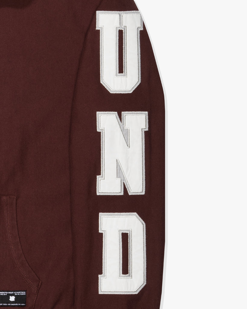 FA26 UNDEFEATED APPLIQUE PULLOVER HOOD - BROWN