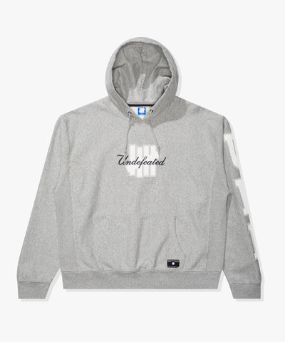 FA26 UNDEFEATED APPLIQUE PULLOVER HOOD - HEATHER GREY