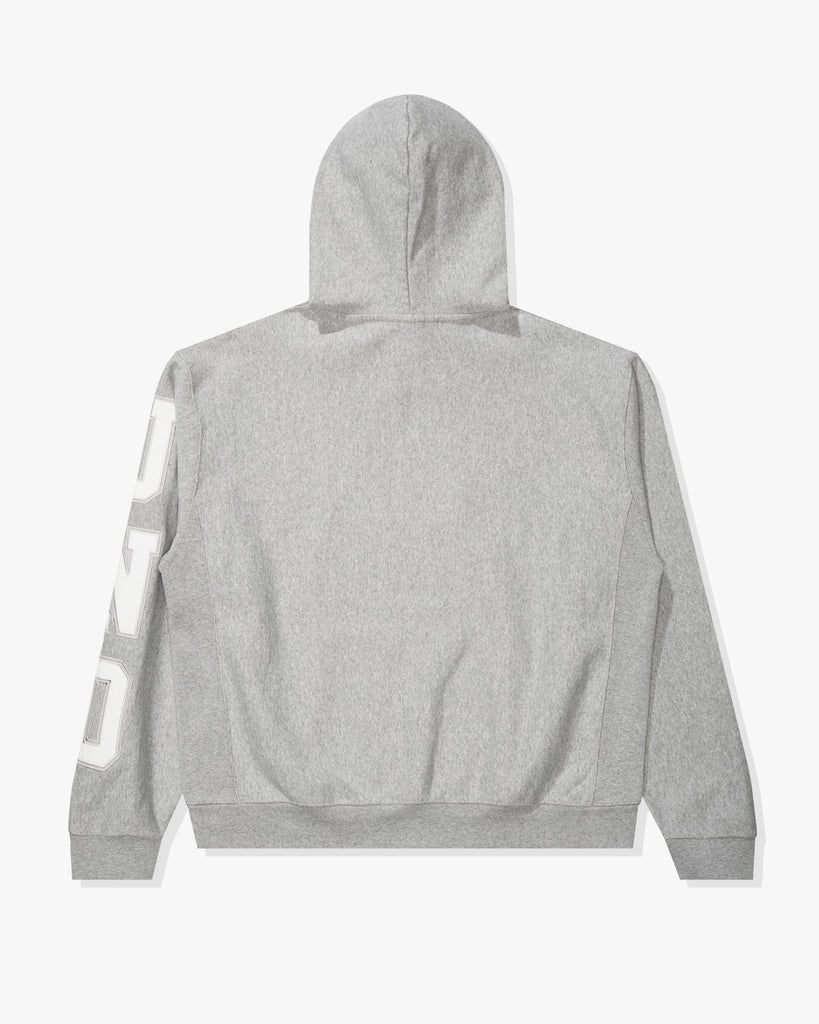 FA26 UNDEFEATED APPLIQUE PULLOVER HOOD - HEATHER GREY