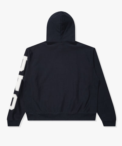 FA26 UNDEFEATED APPLIQUE PULLOVER HOOD - NAVY