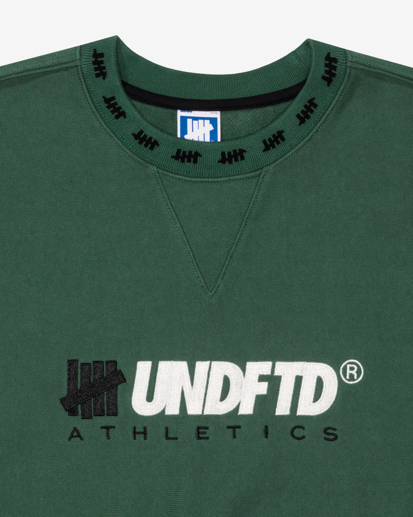 FA26 UNDEFEATED ATHLETICS CREWNECK - HUNTER GREEN