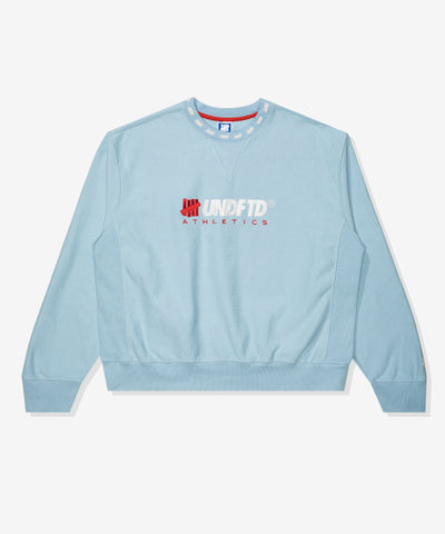 FA26 UNDEFEATED ATHLETICS CREWNECK - LIGHT BLUE