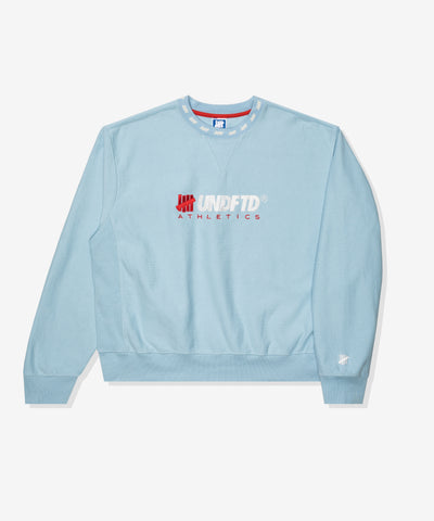 FA26 UNDEFEATED ATHLETICS CREWNECK - LIGHT BLUE