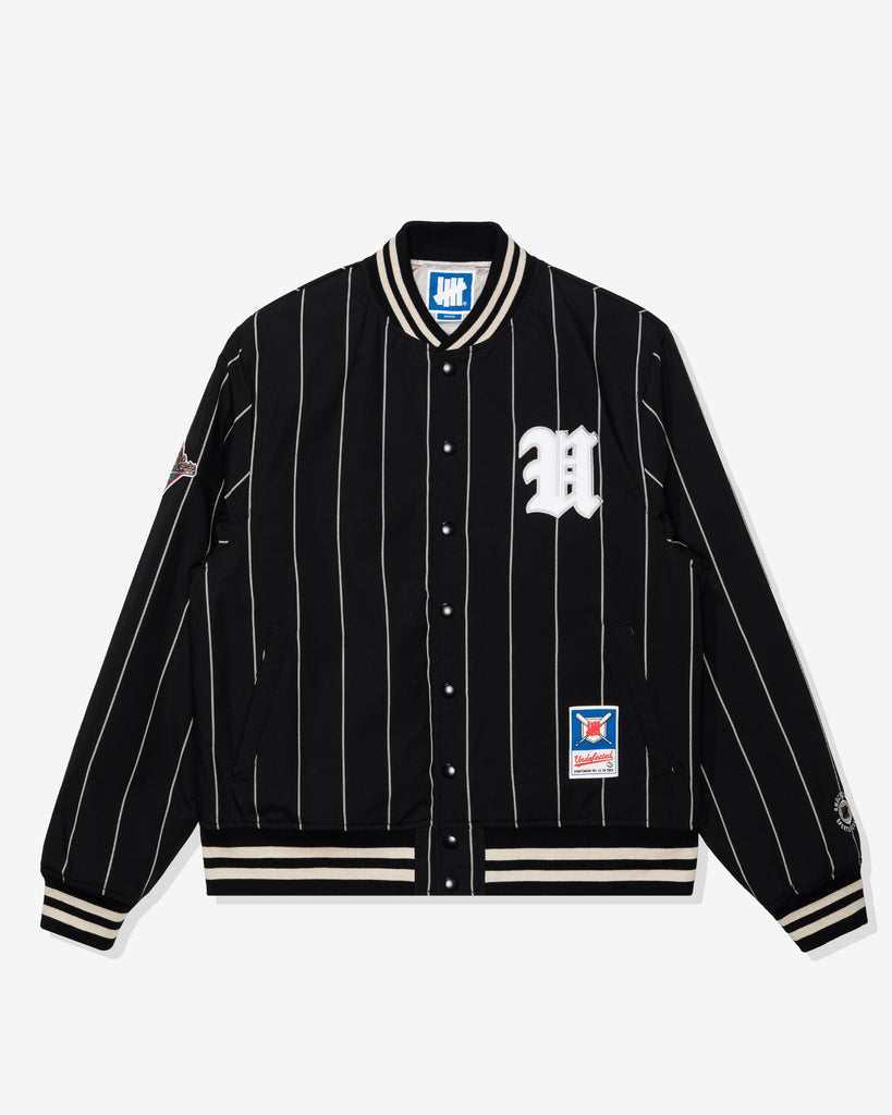 UNDEFEATED SP26 BASEBALL JACKET - BLACK