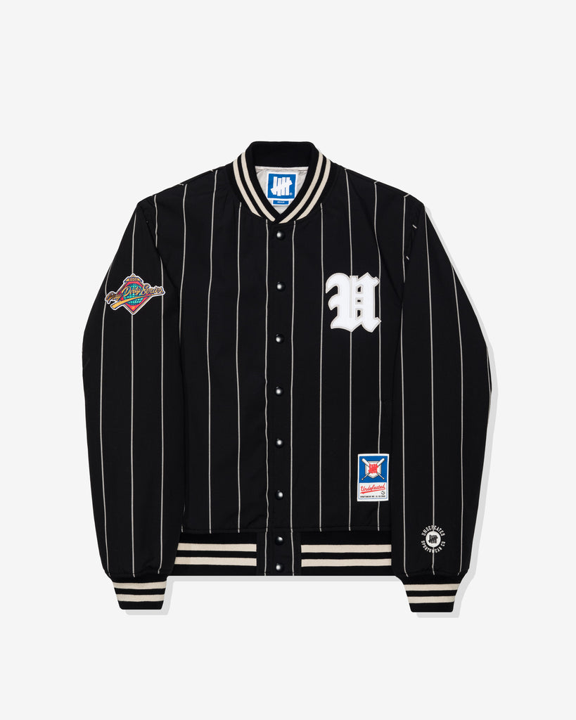 UNDEFEATED SP26 BASEBALL JACKET - BLACK