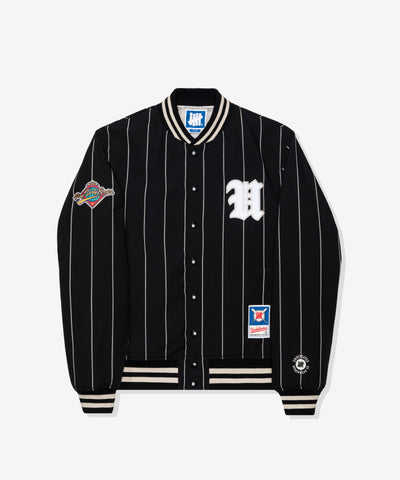 UNDEFEATED SP26 BASEBALL JACKET - BLACK
