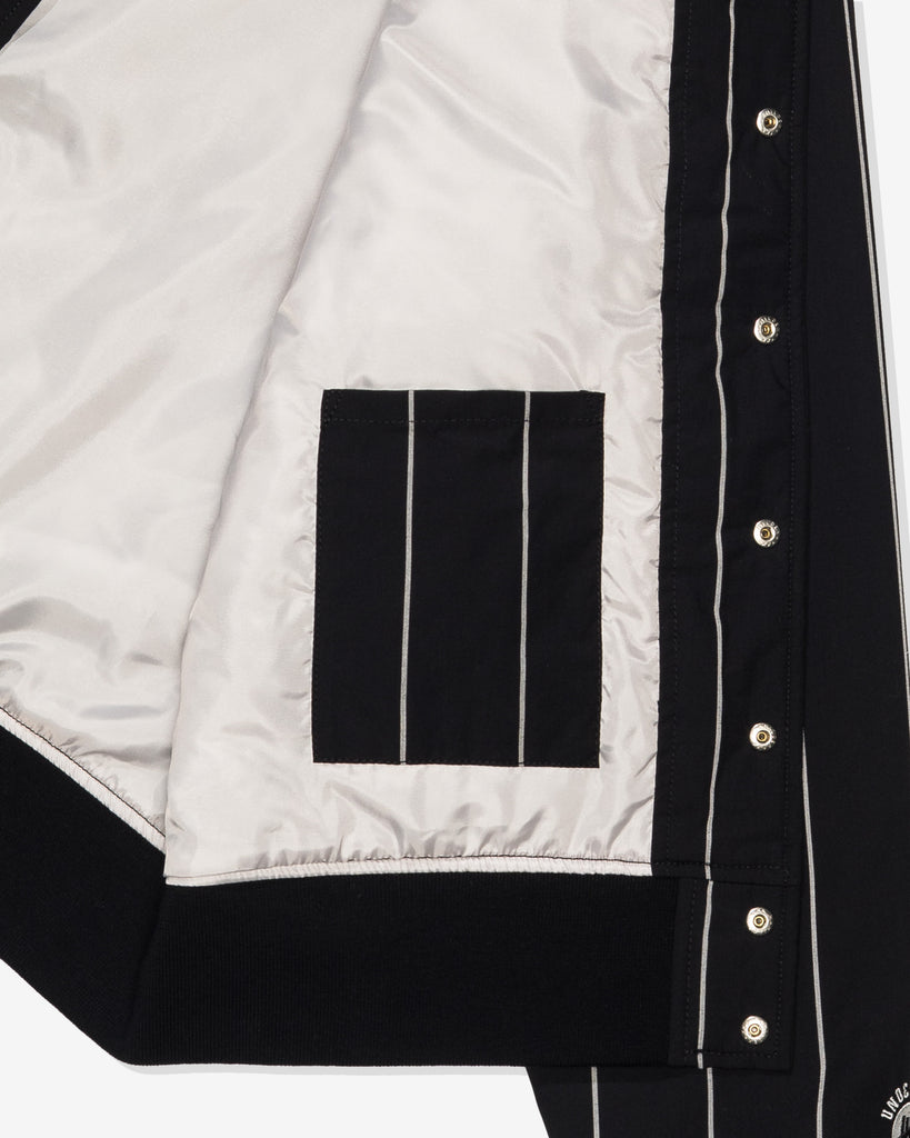 UNDEFEATED SP26 BASEBALL JACKET - BLACK