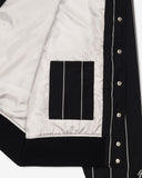 UNDEFEATED SP26 BASEBALL JACKET - BLACK