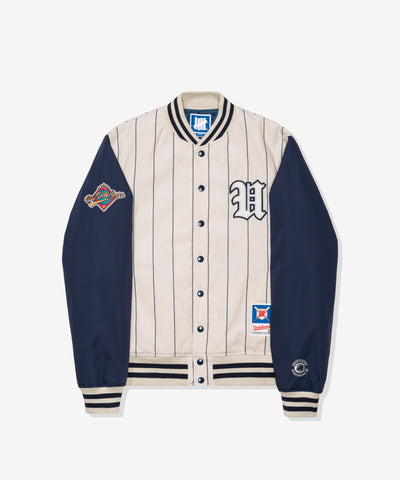UNDEFEATED SP26 BASEBALL JACKET - GREY